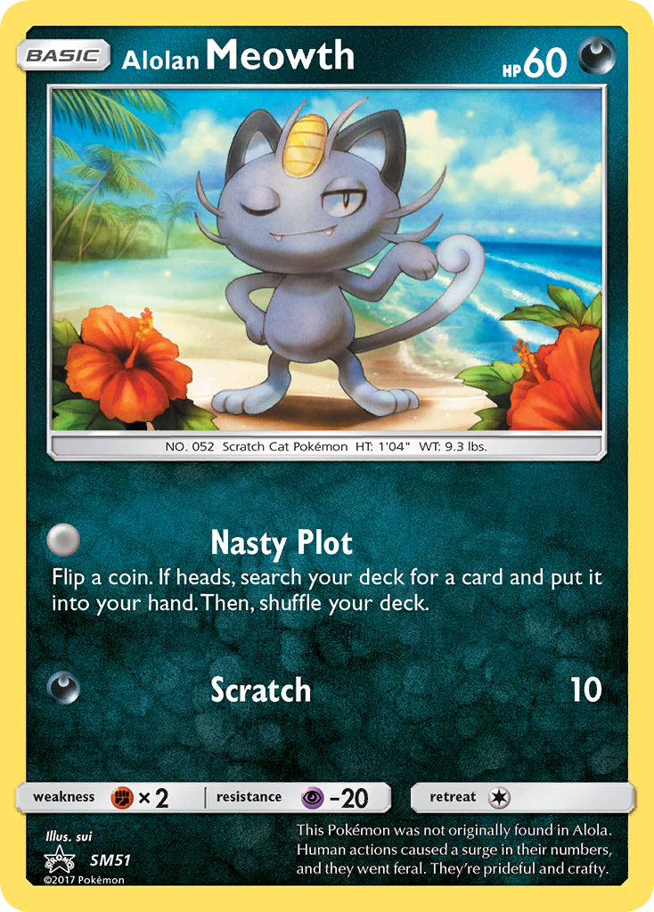 Alolan Meowth (SM51) [Sun & Moon: Black Star Promos] | Devastation Store