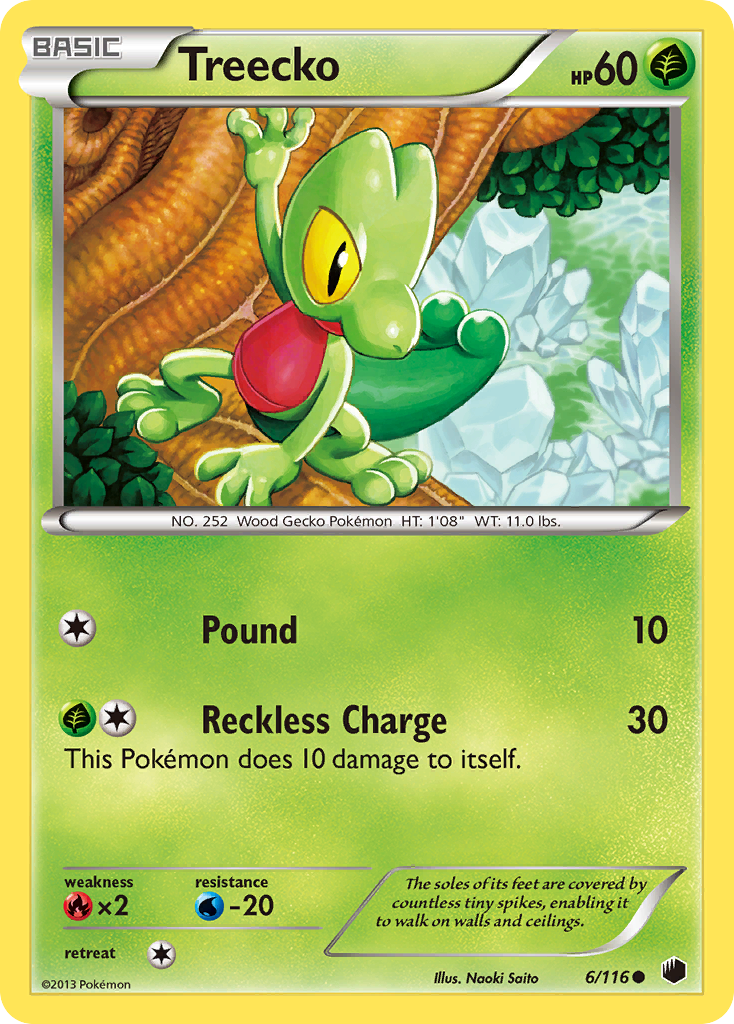 Treecko (6/116) [Black & White: Plasma Freeze] | Devastation Store