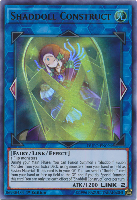 Shaddoll Construct [DUPO-EN094] Ultra Rare | Devastation Store