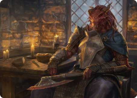 Jaded Sell-Sword Art Card [Dungeons & Dragons: Adventures in the Forgotten Realms Art Series] | Devastation Store