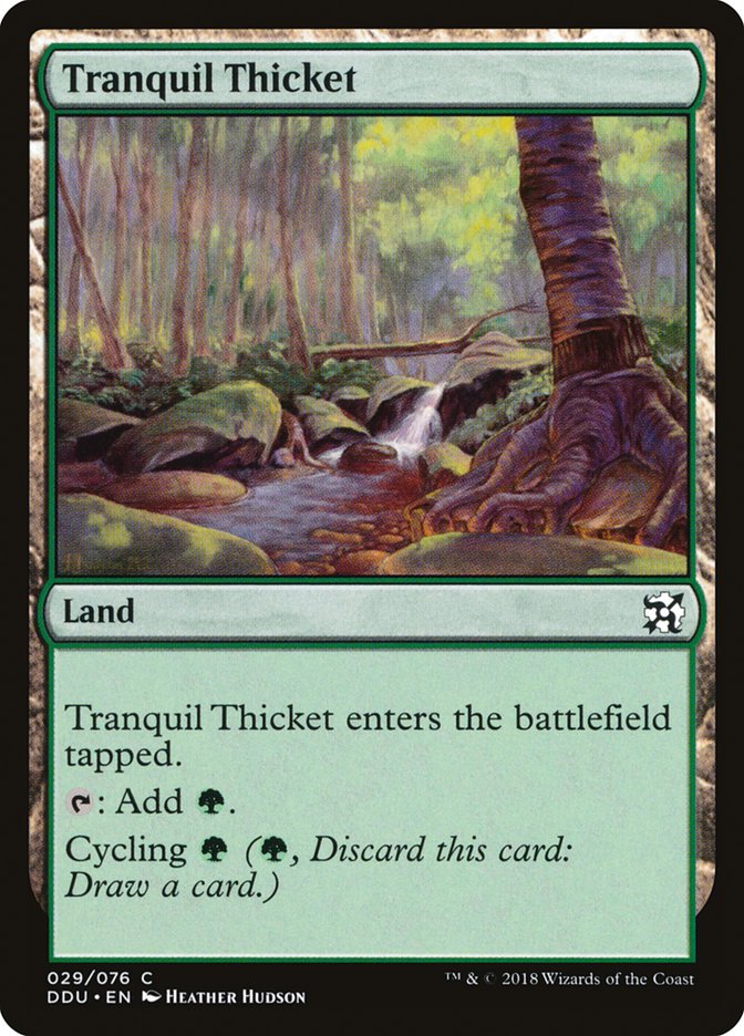 Tranquil Thicket [Duel Decks: Elves vs. Inventors] - Devastation Store | Devastation Store