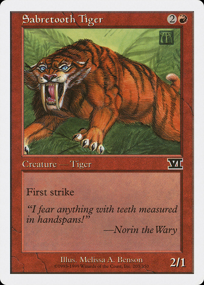 Sabretooth Tiger [Classic Sixth Edition] | Devastation Store