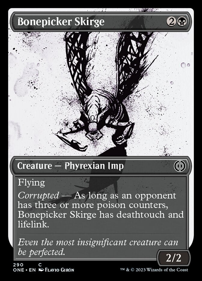 Bonepicker Skirge (Showcase Ichor) [Phyrexia: All Will Be One] | Devastation Store