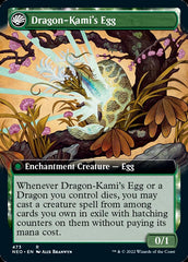 The Dragon-Kami Reborn // Dragon-Kami's Egg (Extended) [Kamigawa: Neon Dynasty] | Devastation Store