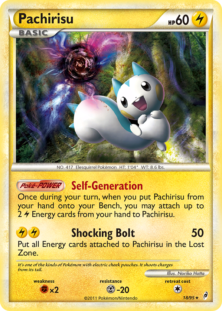 Pachirisu (18/95) [HeartGold & SoulSilver: Call of Legends] | Devastation Store