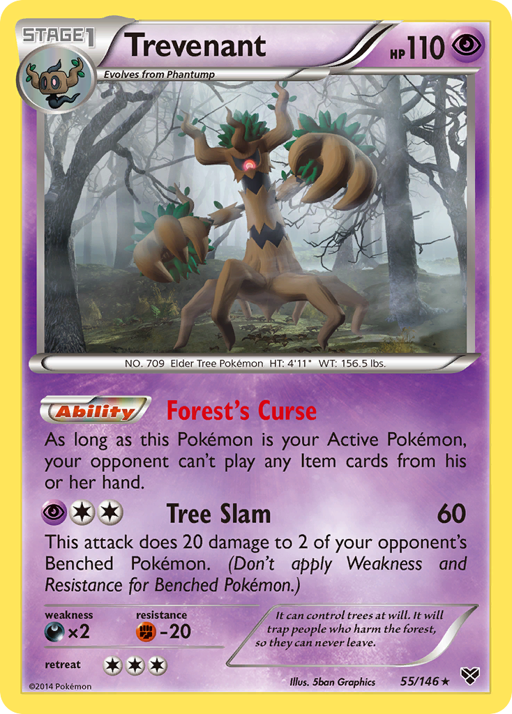 Trevenant (55/146) [XY: Base Set] | Devastation Store