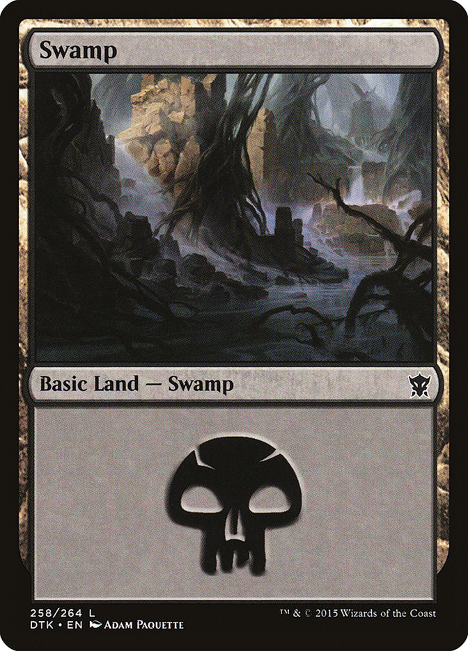 Swamp (258) [Dragons of Tarkir] - Devastation Store | Devastation Store