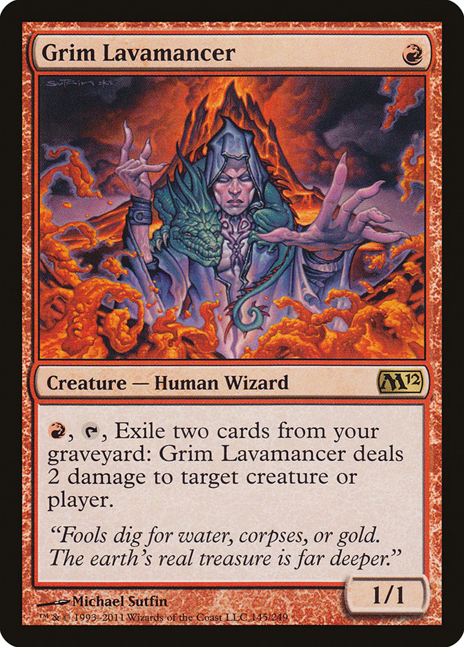 Grim Lavamancer [Magic 2012] | Devastation Store