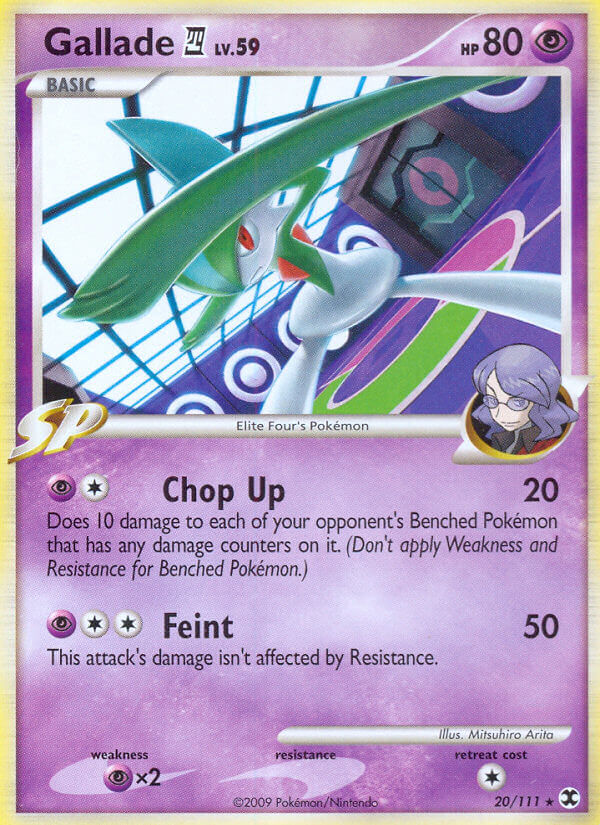 Gallade (20/111) (Theme Deck Exclusive) [Platinum: Rising Rivals] | Devastation Store