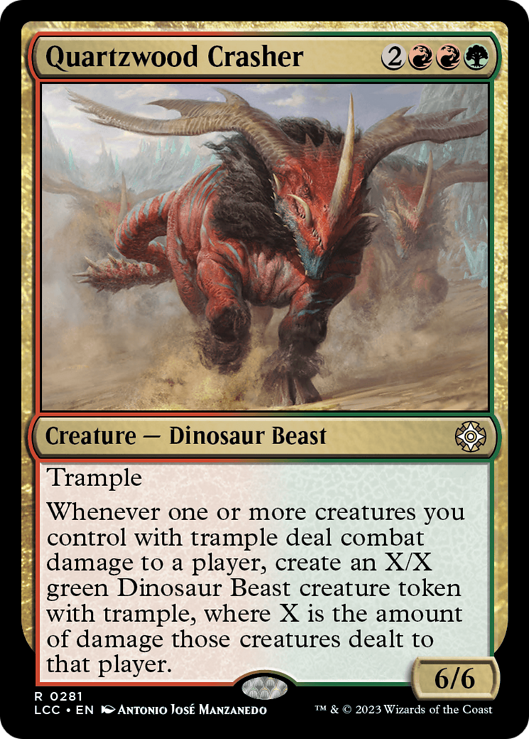 Quartzwood Crasher [The Lost Caverns of Ixalan Commander] | Devastation Store