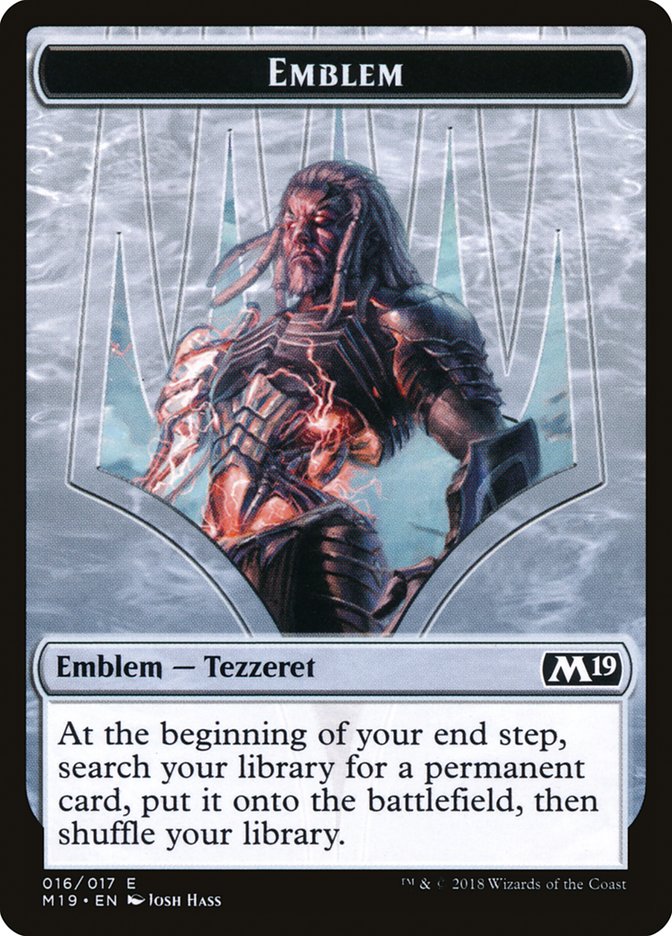 Tezzeret, Artifice Master Emblem [Core Set 2019 Tokens] | Devastation Store