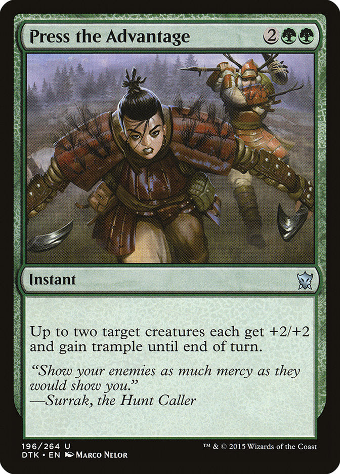 Press the Advantage [Dragons of Tarkir] - Devastation Store | Devastation Store
