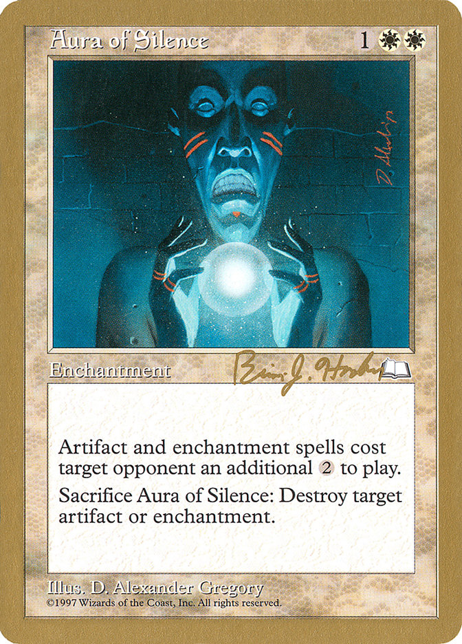 Aura of Silence (Brian Hacker) [World Championship Decks 1998] | Devastation Store