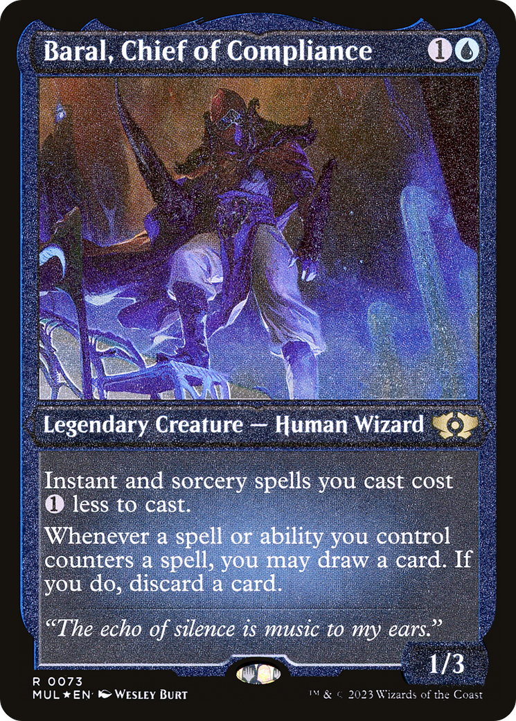 Baral, Chief of Compliance (Foil Etched) [Multiverse Legends] | Devastation Store