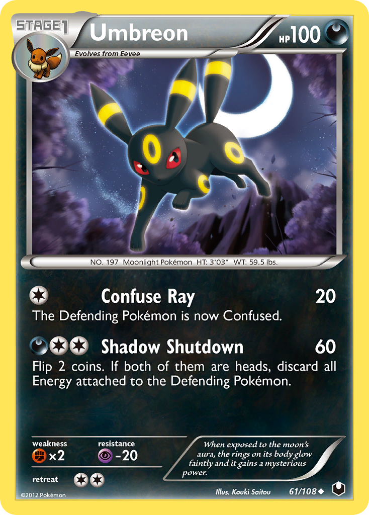 Umbreon (61/108) [Black & White: Dark Explorers] | Devastation Store
