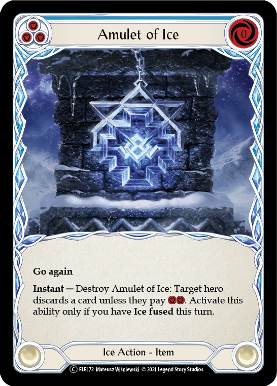 Amulet of Ice [U-ELE172] Unlimited Normal | Devastation Store