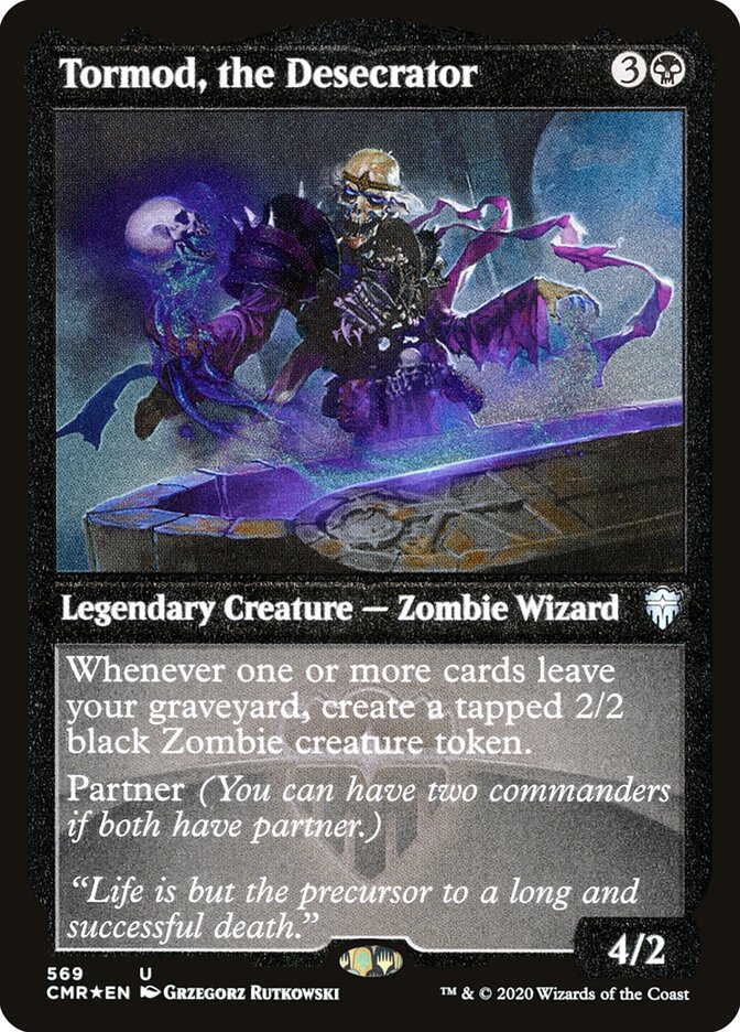 Tormod, the Desecrator (Etched) [Commander Legends] | Devastation Store