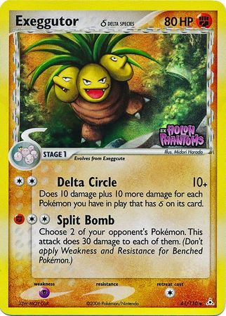 Exeggutor (41/110) (Delta Species) (Stamped) [EX: Holon Phantoms] | Devastation Store