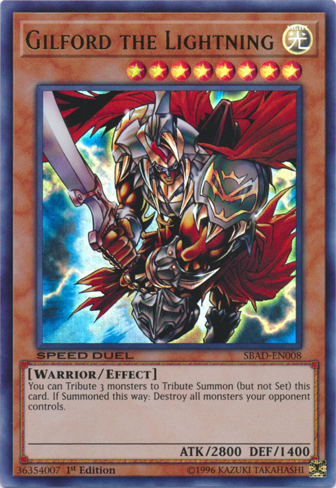 Gilford the Lightning [SBAD-EN008] Ultra Rare | Devastation Store