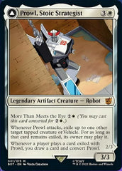 Prowl, Stoic Strategist // Prowl, Pursuit Vehicle [Transformers] | Devastation Store