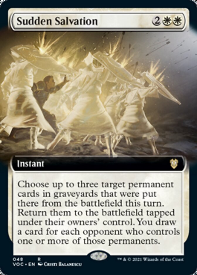 Sudden Salvation (Extended) [Innistrad: Crimson Vow Commander] | Devastation Store