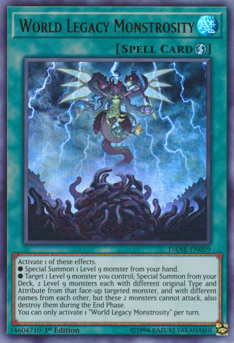 World Legacy Monstrosity [DANE-EN059] Ultra Rare | Devastation Store