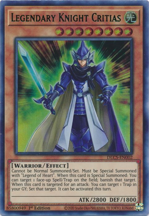 Legendary Knight Critias (Green) [DLCS-EN002] Ultra Rare | Devastation Store