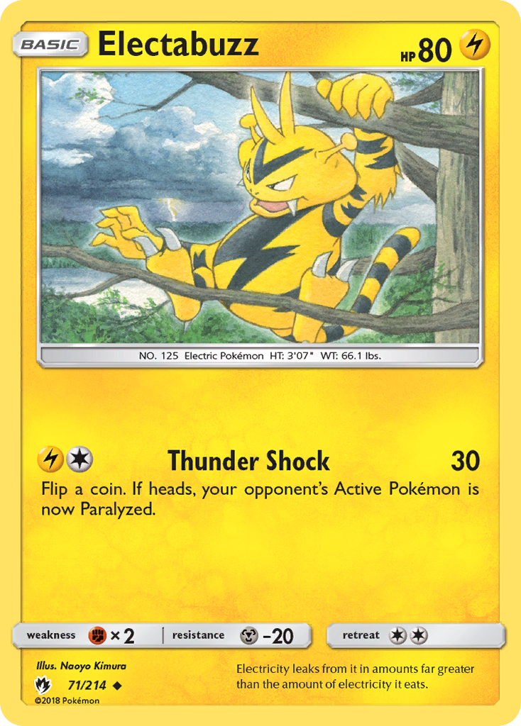 Electabuzz (71/214) [Sun & Moon: Lost Thunder] | Devastation Store