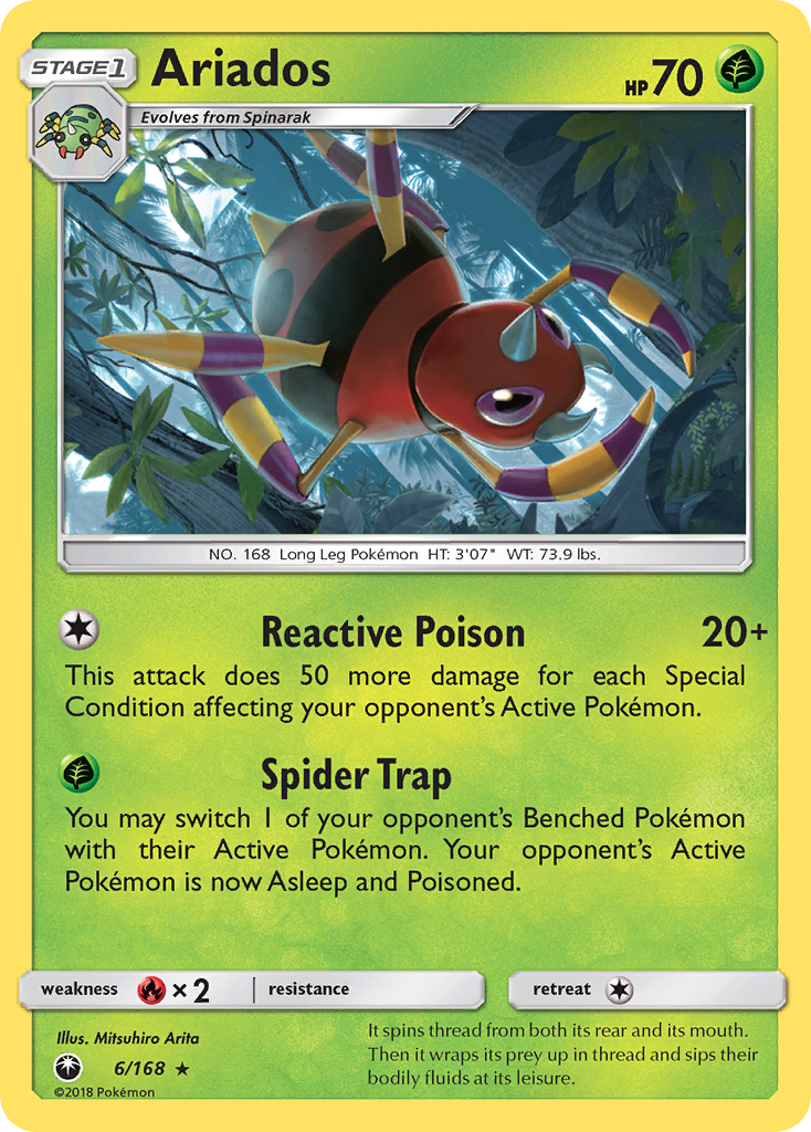 Ariados (6/168) [Sun & Moon: Celestial Storm] | Devastation Store