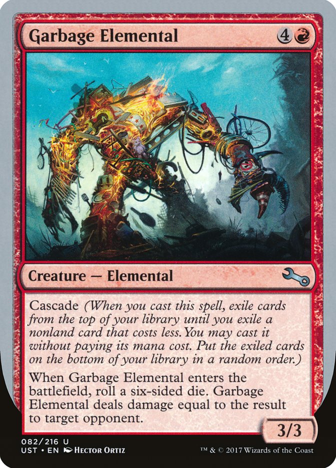 Garbage Elemental (3/3 Creature) [Unstable] | Devastation Store
