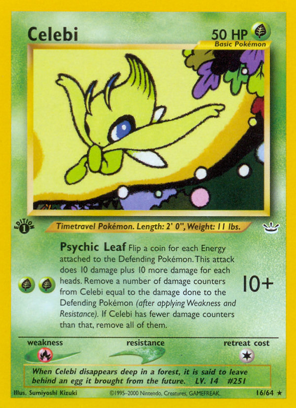 Celebi (16/64) [Neo Revelation 1st Edition] | Devastation Store