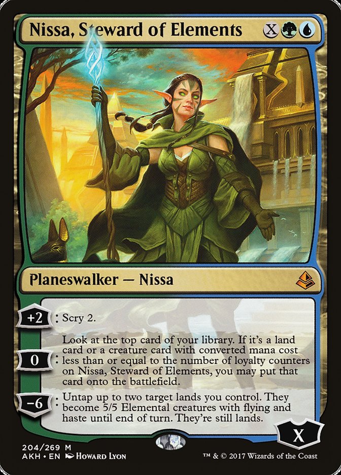 Nissa, Steward of Elements [Amonkhet] | Devastation Store