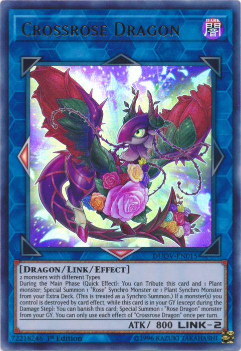 Crossrose Dragon [DUOV-EN015] Ultra Rare | Devastation Store