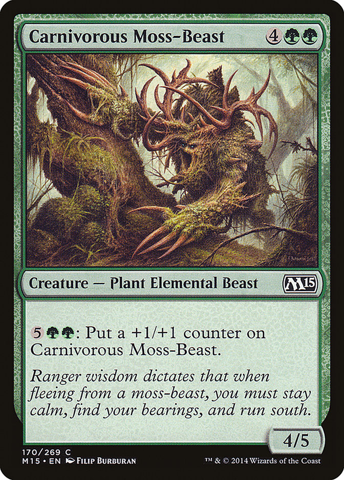 Carnivorous Moss-Beast [Magic 2015] | Devastation Store