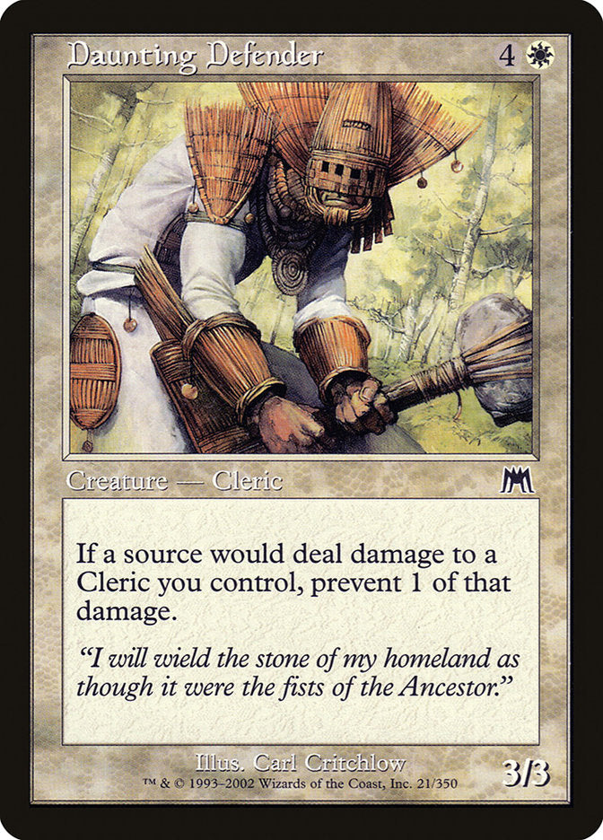 Daunting Defender [Onslaught] - Devastation Store | Devastation Store