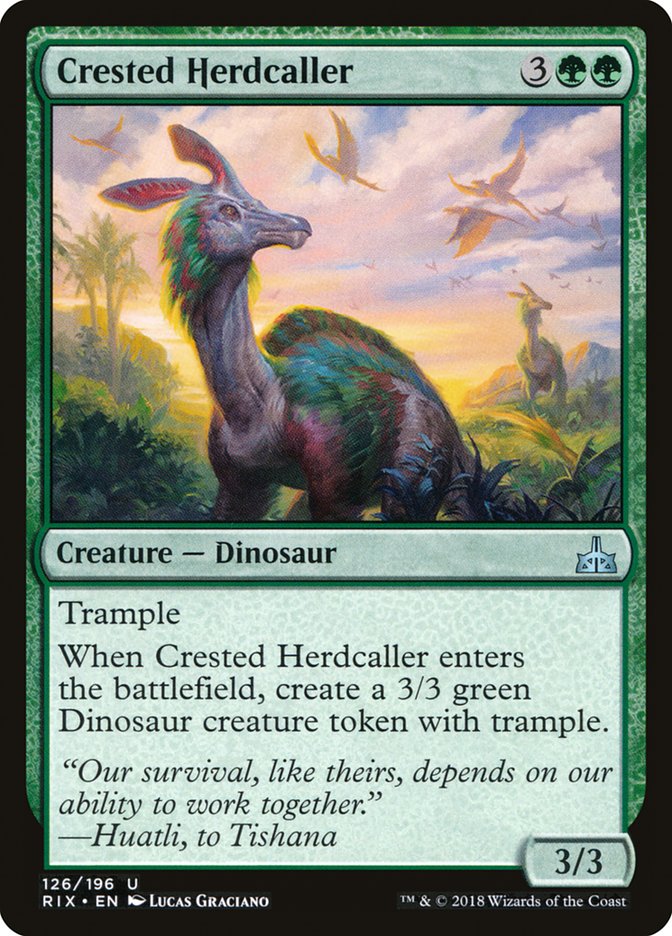 Crested Herdcaller [Rivals of Ixalan] - Devastation Store | Devastation Store