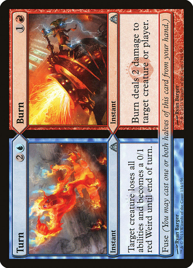 Turn // Burn [Dragon's Maze] - Devastation Store | Devastation Store