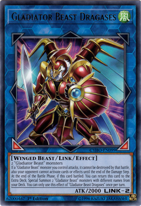 Gladiator Beast Dragases [CYHO-EN099] Rare | Devastation Store