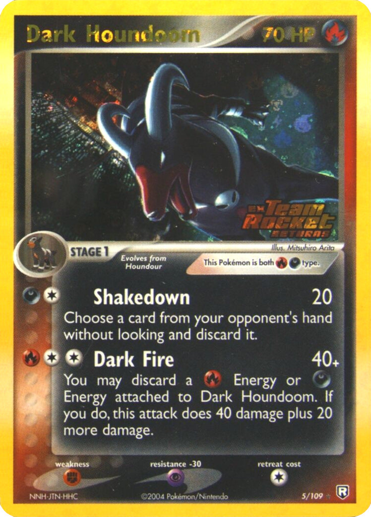 Dark Houndoom (5/109) (Stamped) [EX: Team Rocket Returns] | Devastation Store