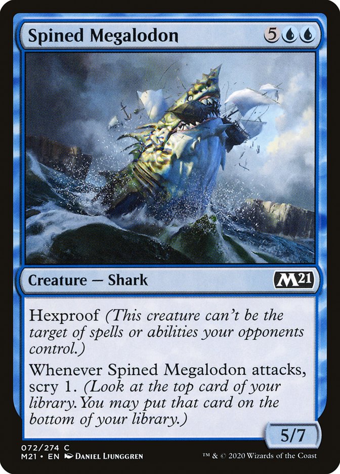 Spined Megalodon [Core Set 2021] | Devastation Store