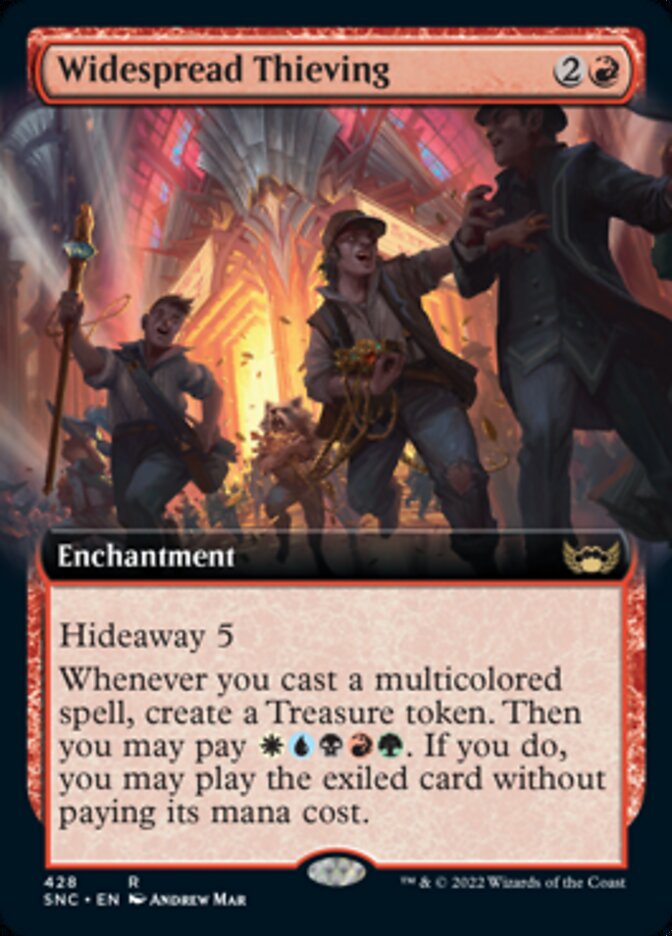 Widespread Thieving (Extended Art) [Streets of New Capenna] | Devastation Store