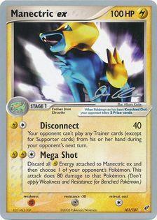 Manectric ex (101/107) (Mewtrick - Jason Klaczynski) [World Championships 2006] | Devastation Store