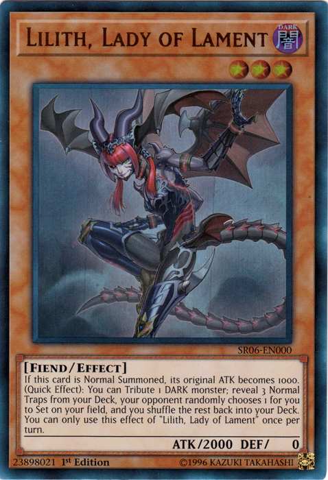 Lilith, Lady of Lament [SR06-EN000] Ultra Rare | Devastation Store