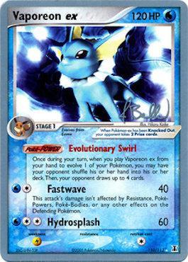 Vaporeon ex (110/113) (Eeveelutions - Jimmy Ballard) [World Championships 2006] | Devastation Store