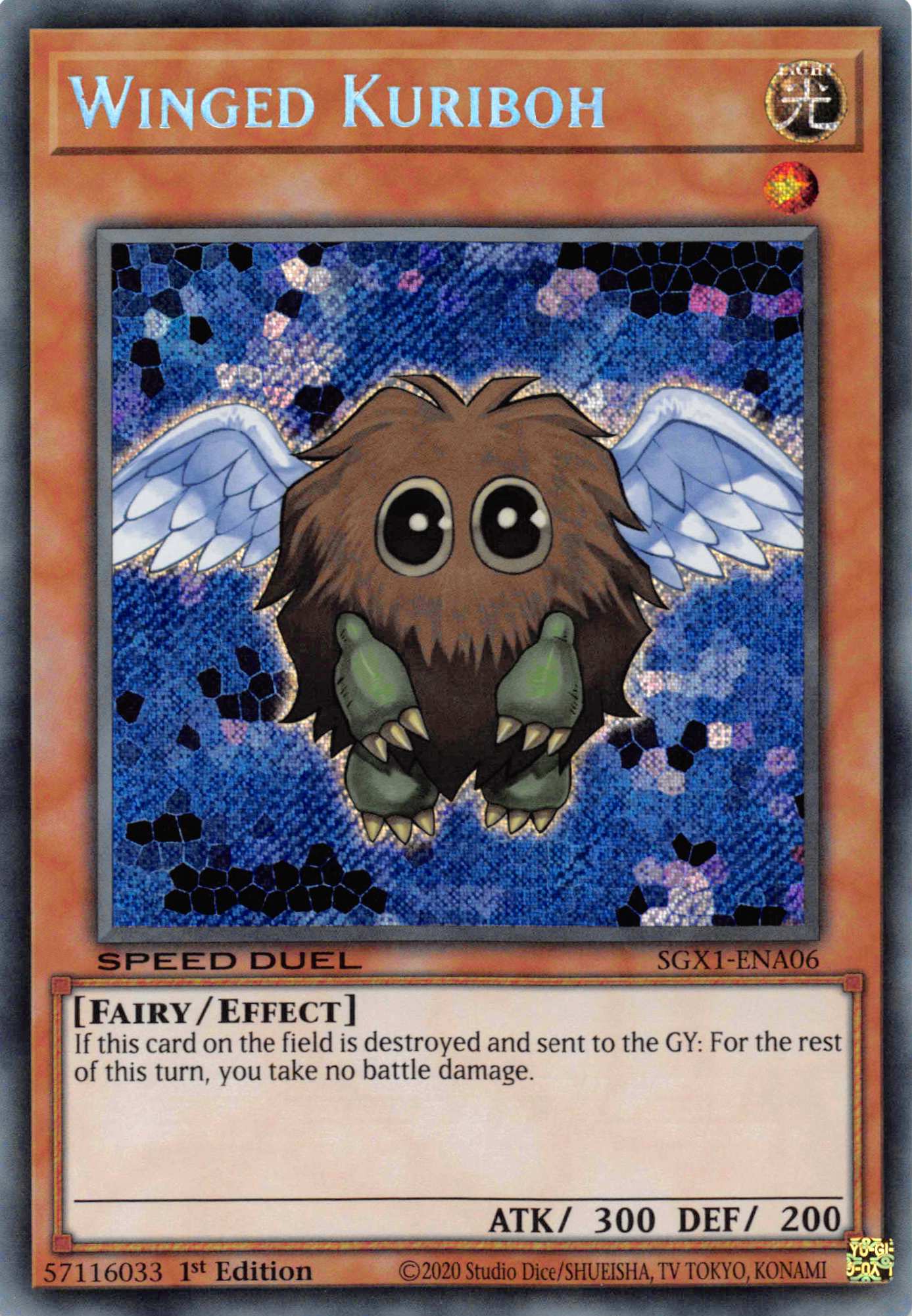 Winged Kuriboh [SGX1-ENA06] Secret Rare | Devastation Store