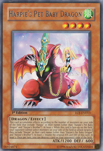 Harpie's Pet Baby Dragon [EOJ-EN013] Rare | Devastation Store