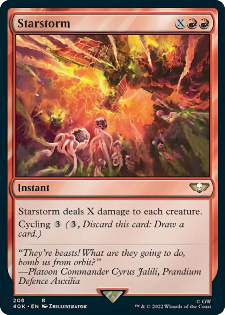 Starstorm (Surge Foil) [Universes Beyond: Warhammer 40,000] | Devastation Store