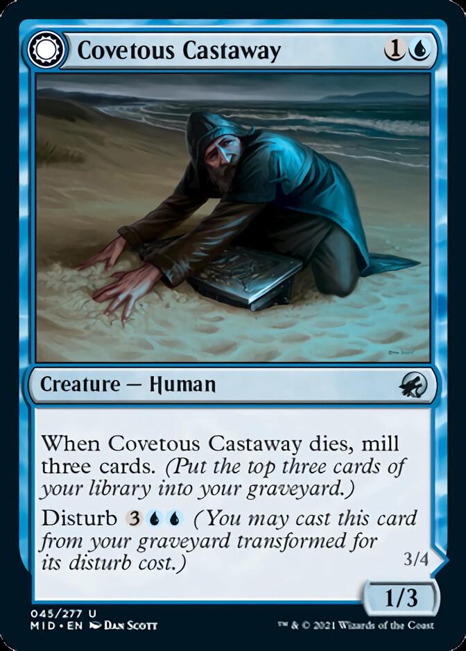 Covetous Castaway // Ghostly Castigator [Innistrad: Midnight Hunt] | Devastation Store