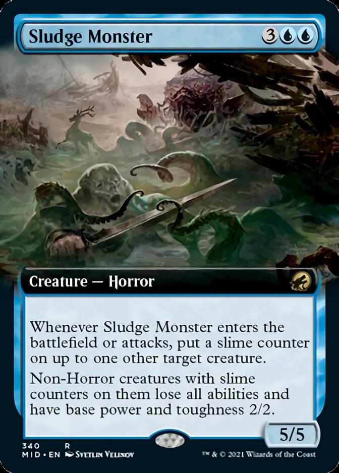 Sludge Monster (Extended) [Innistrad: Midnight Hunt] | Devastation Store