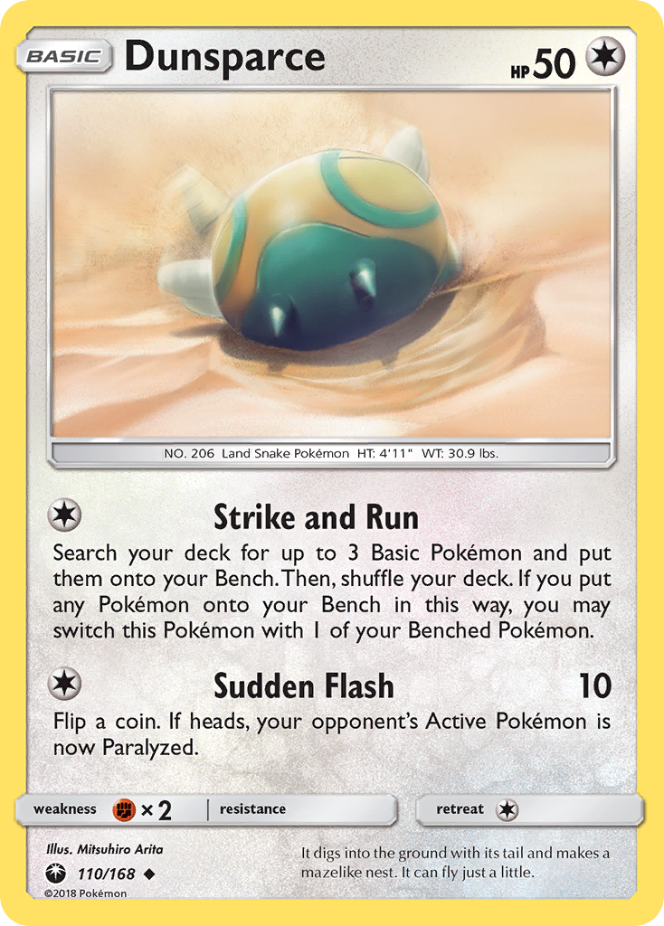 Dunsparce (110/168) [Sun & Moon: Celestial Storm] | Devastation Store